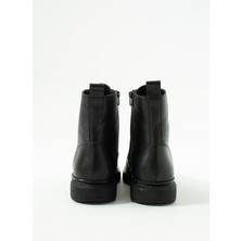 King Shoes Büyük Numara Siyah Bot