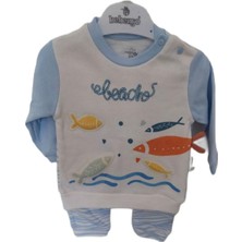 Nurcan Bebe Patiksiz 2li Erkek Bebek Takım