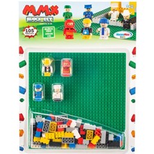 4 Figürlü 105 Parça Block Set Kutulu Mega Block Set LEGO Uyumlu