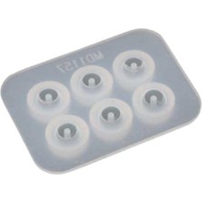 Tahtakale Toptancısı Epoksi Boncuk Şekilli Tesbih ve Bileklik Silikon Kalıp 10 mm 6 Lı