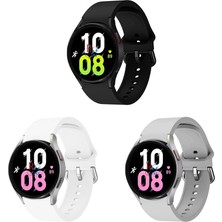 Redmud Teknoloji Samsung Galaxy Watch 6 Seri 40 mm 44MM  Classic 47 mm 3lü Set Silikon Kordon Kavis Tasarımlı Kordon