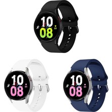 Redmud Teknoloji Samsung Galaxy Watch 4 5 Pro 6 7 Seri 40 44MM Classic 42 43 45 46 47MM 3lü Set Silikon Kordon
