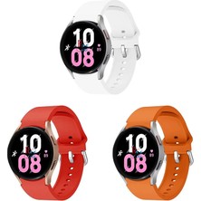 Redmud Teknoloji Samsung Galaxy Watch 4 5 Pro 6 7 Seri 40 44MM Classic 42 43 45 46 47MM 3lü Set Silikon Kordon