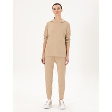 Pierre Cardin Kadın Bej Regular Fit Eşofman Altı 50300857-VR011