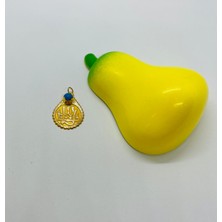 Çelikoğlu Kuyumculuk 14 Ayar Altın Erkek Kız Bebek Nazarlıgı 0,85 gr