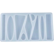 Tahtakale Toptancı Epoksi Silikon Kalıp Toka Kalıbı 7 Li Düzensiz Şekilli