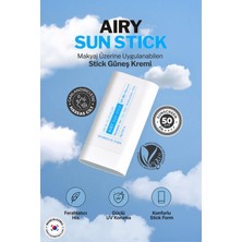 Yağlı ve Karma Ciltler Için Mat Stick Güneş Koruyucu Derma Factory Airy Sun Stick Spf 50+ Pa++++