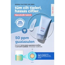 Hassas Ciltler Için Azulen ve Panthenol Içeren Güneş Kremi Derma Factory Be Zero Pure Sun Cream 80GR