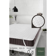 Kapitone-Ped Microfiber %100 Sıvı Su Geçirmez Tek-Çift Kişilik Köşe Lastikli Alez Yatak Koruyucu