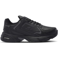 Slazenger MOSS Erkek Sneaker Koşu & Yürüyüş Ayakkabısı Siyah / Koyu Gri