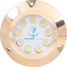 Oceanus Lighting 9 LED Mavi Renk Bronz Su Altı Aydınlatması