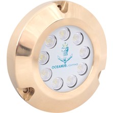 Oceanus Lighting 9 LED Mavi Renk Bronz Su Altı Aydınlatması