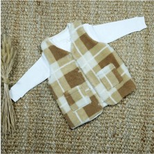 Nurcan Bebe Polar Ekose Bebek Yelek