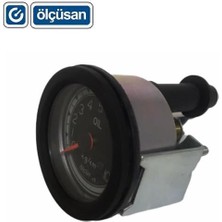 Ölçüsan Yağ Saati 10 Bar Mekanik (Rekorlu Borulu Tip) (52 Mm)