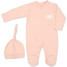 Nurcan Bebe Taçlı Kedi Patikli Tulum