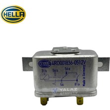 Hella 12V Far Rölesi 5 Uçlu (Çift Platin) (Kalıcı)