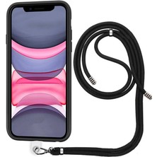 Piyasa Sepeti Apple iPhone 11 İp Askılı Silikon Kılıf Siyah