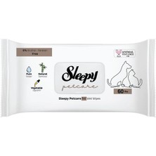 Sleepy Petcare Evcil Hayvan Islak Havlusu 60LI x 10 Adet (600 Yaprak)