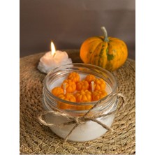 Loş Dükkan Mini Balkabaklı Kavanoz Mum