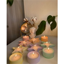 Loş Dükkan Inci Toz Mum 2'li Set
