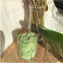 Loş Dükkan Buzlu Mum Matcha Latte Mum Kokulu Bardak Mum
