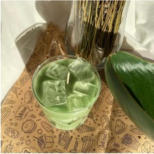 Loş Dükkan Buzlu Mum Matcha Latte Mum Kokulu Bardak Mum