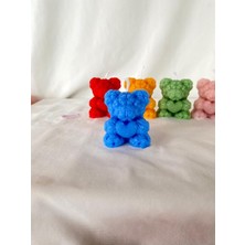 Loş Dükkan Ayıcık Motifli Mum