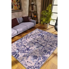 Homshtag Sadece Şu An Çiçek Desenli Salon Halısı Pembe Renkli Oturma Odası Halısı Dekoratif Halı