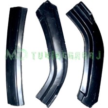 Nidage Honda Civic Fc5 2016-2021 Boyasız Plastik Typer Tampon Uyumlu 3 Parça Ön Lip