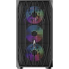 1st Player Arıya Ay7 650W 80+ Argb 4X12CM Fan Temperli Cam Mesh USB 3.0 Atx Kasa