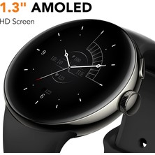 Amoled Ekranlı Akıllı Saat - Bluetooth ile Çağrı Cevaplama, Fitness Takibi ve Uyku Izleme