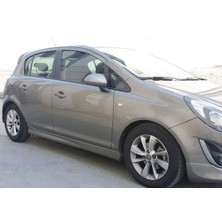 Nidage Opel Corsa D 2006-2014 Boyasız Plastik Marşpiyel Takımı