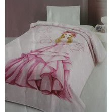 Mlstil Mink Princess Tema Lisanslı Pembe 160 x 220 cm Genç Tek Kişilik Battaniye