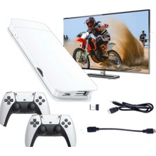 Qasul 4K Full Hd Gamepad Kablosuz HDMI Android Tv Uyumlu Taşınabilir Atari Gamebox Konsol Oyunları