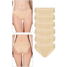 Özkan Underwear Özkan 23926 6'lı Paket Kadın Viskon Esnek Rahat Slip Külot