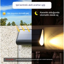 Gushou Shiquan Açık Güneş Bağlantı Tablası Aydınlatma Lambası Merdiven Lambası Bahçe Lambası Sıcak Işık Tek Paket (Yurt Dışından)