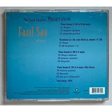 Fazıl Say - Mozart Piano Sonatas & Variations CD