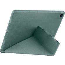 Redmud Teknoloji Samsung Galaxy Tab S6 Lite P610/P613/P615/P620 Uyumlu Kılıf Kalem Bölmeli Üçgen Standlı Tablet Kılıf