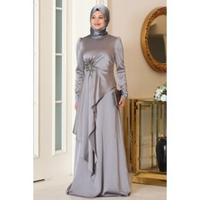 Modaviki Roza Abiye Gri SN86