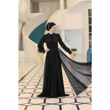 Modaviki Kübra Abiye Siyah SN76