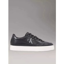 Calvin Klein Kadın Siyah Classic Mono Sneaker