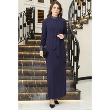 Modaviki Efsane Sandy Elbise Lacivert ELB42