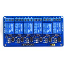Hobi Mekatronik 6 Kanallı 5V Röle Kartı