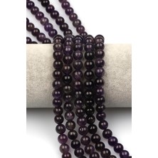 Alibaba Doğaltaş Ametist Doğaltaş Dizi 8 mm Küre Kesim