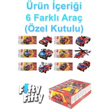 Vagonlife Qman Keeppley 6 In 1 Blazing Mars -6 Farklı Araç Içerir- Oyuncak Yapım Seti-FFQK-1416