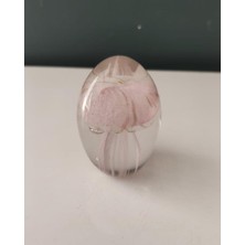 Lamedore Deniz Anası Pembe Cam Dekor 5,5*5,5*8 cm