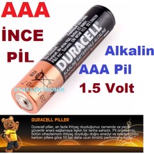 1 KART 2 ADET >>>  AAA ince tip  ALKALİN Duracell aaa ince pil OYUNCAK KUMANDA PİLİ