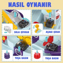 Learning Fun 2in1 4 Arabalı Pilsiz Macera Platformu Parkur Oyuncak Pist Seti