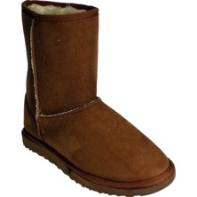 Tesas Orta Boy Kadın Peluşlu Bot Tarçın