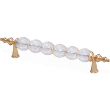 TRS Mobaks Lüx Şeffaf Boncuk Kulp Dolap Mutfak Çekmece Vestiyer Kulp